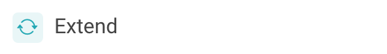 Consultation extension button in the right panel