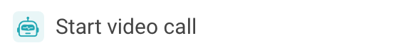 Start video call button in the right panel