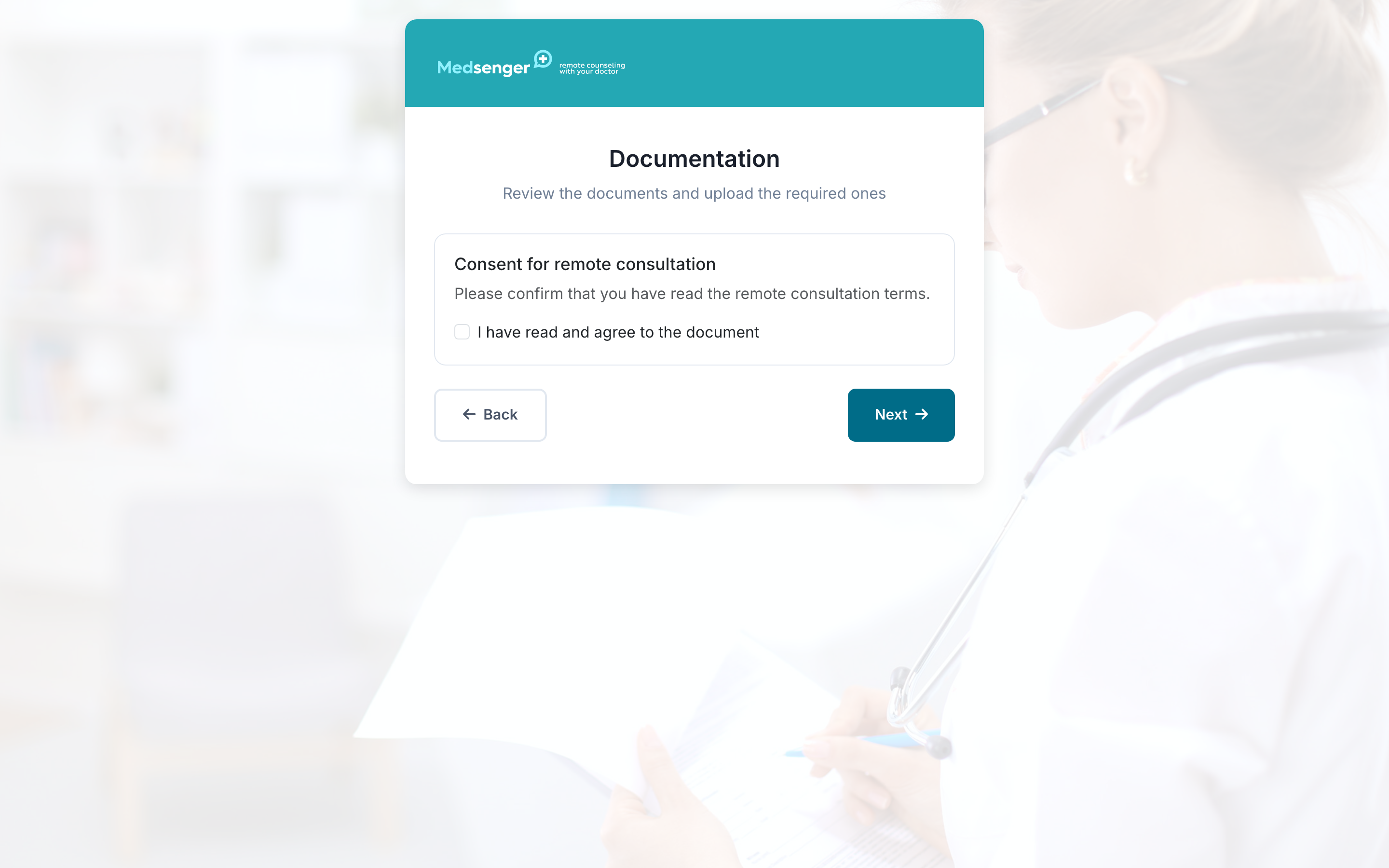 Documents in an online request